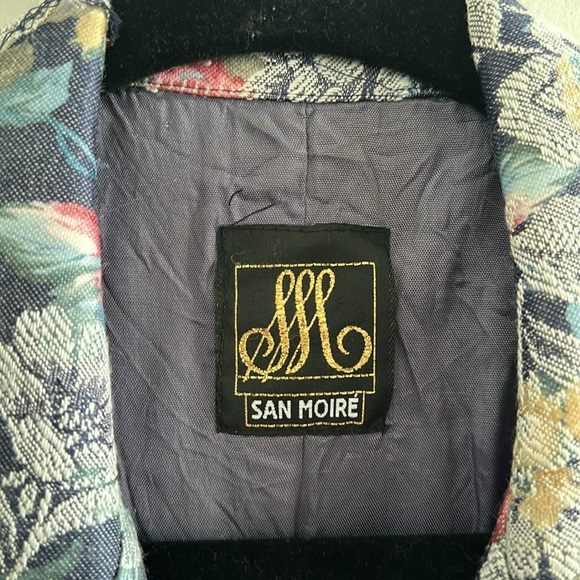 Vintage San Moire floral blazer - Picture 4 of 4